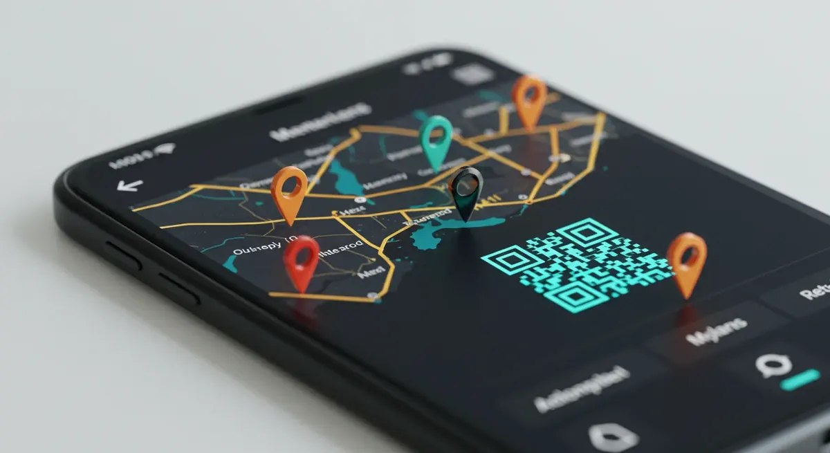 Side-by-side comparison of rock tracking app interfaces on mobile phone screens