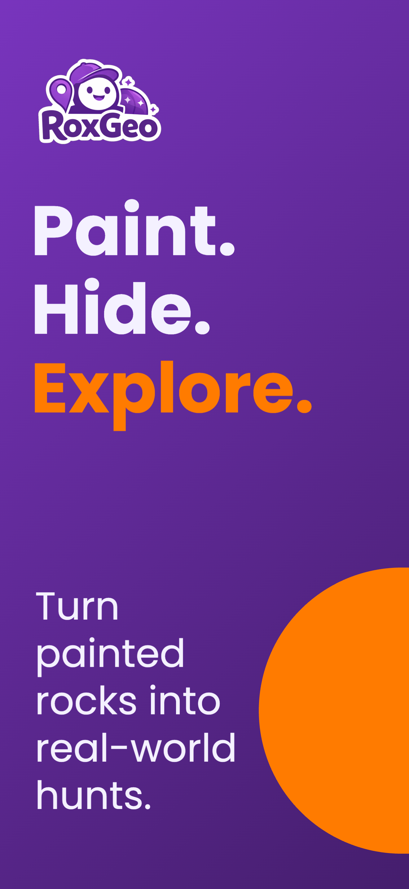 Paint. Hide. Explore. — RoxGeo painted rock adventure app