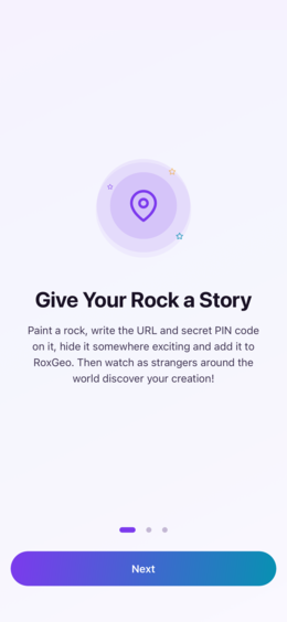 Onboarding screen