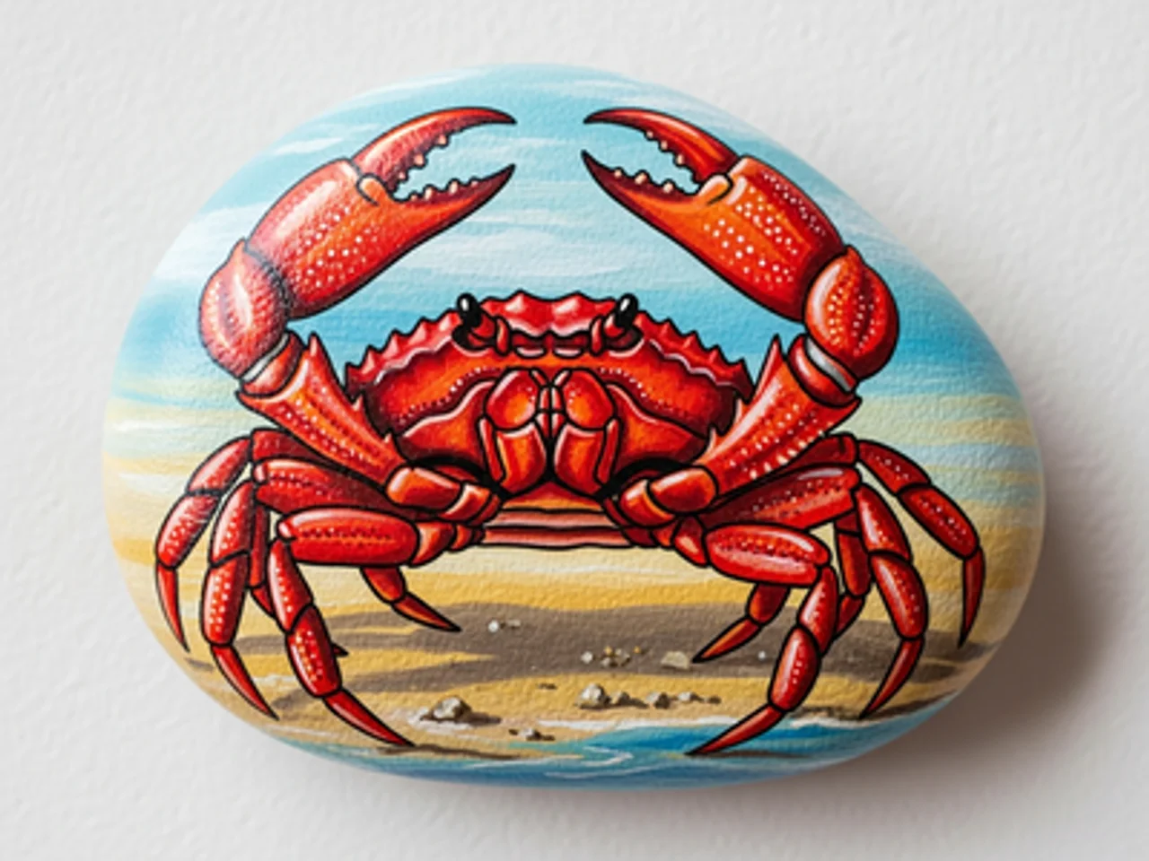 Crab Rock Painting