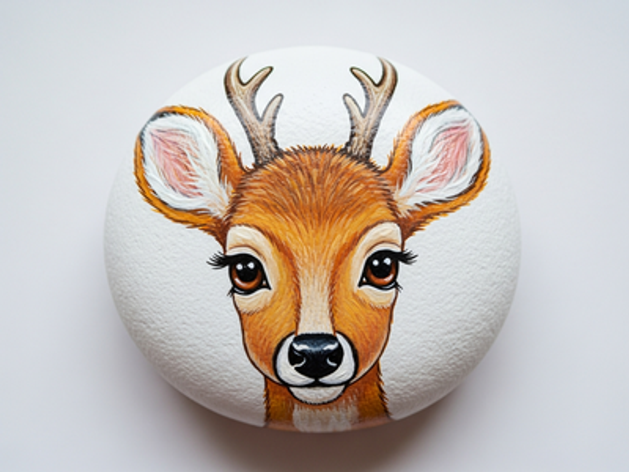 Deer Rock Painting