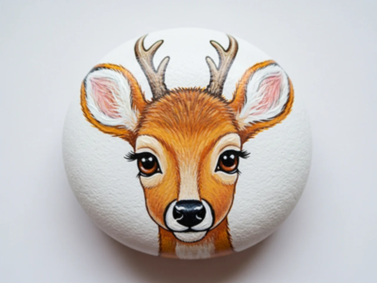 Deer Rock Painting