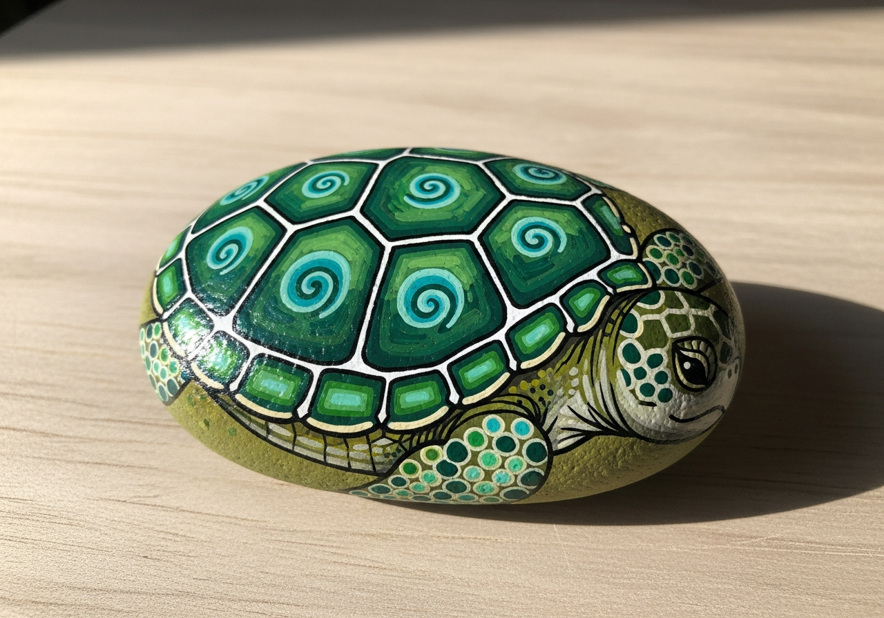 Turtle Rock Painting
